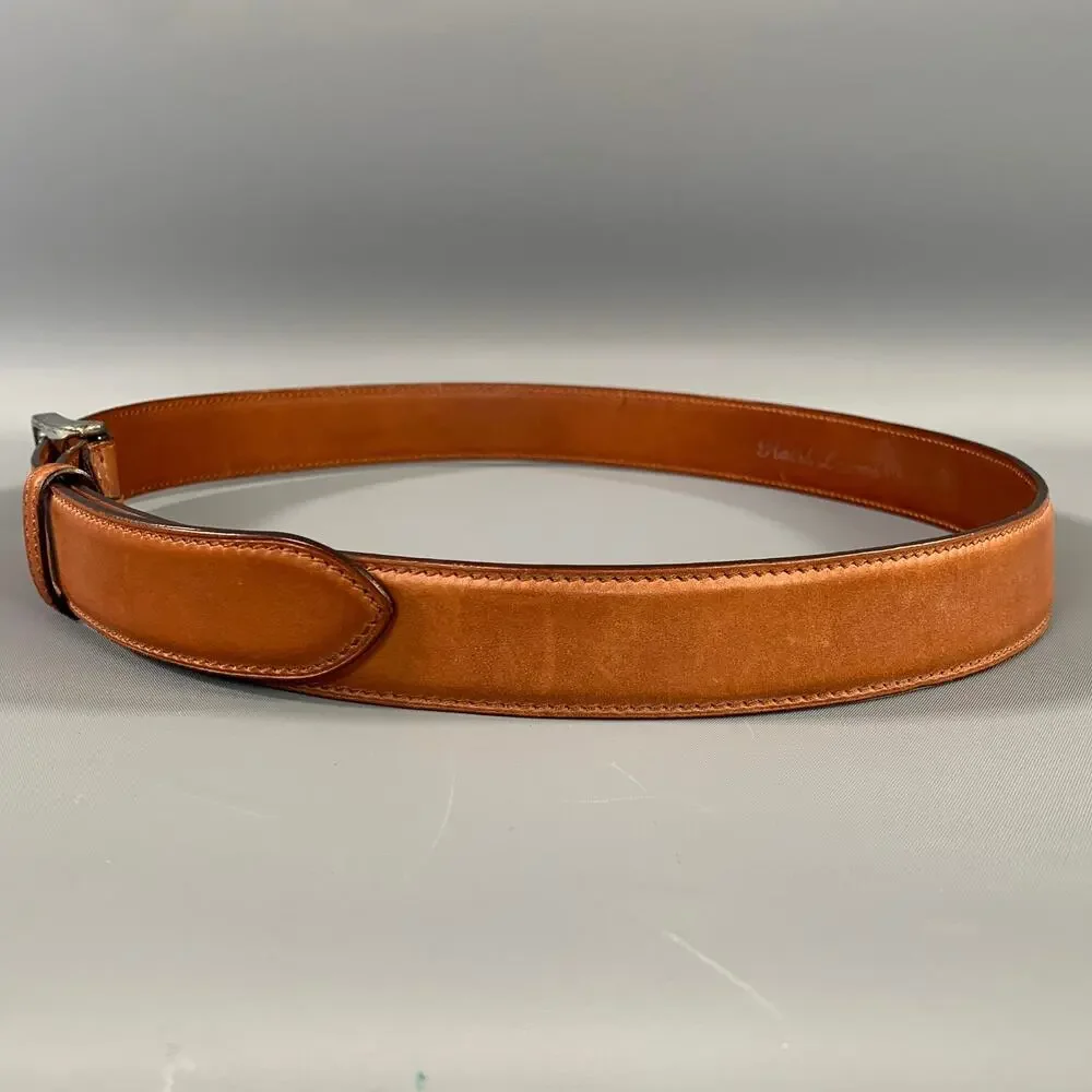RALPH LAUREN Size 34 Brown Leather Belt